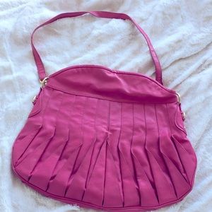 Pink retro tote bag